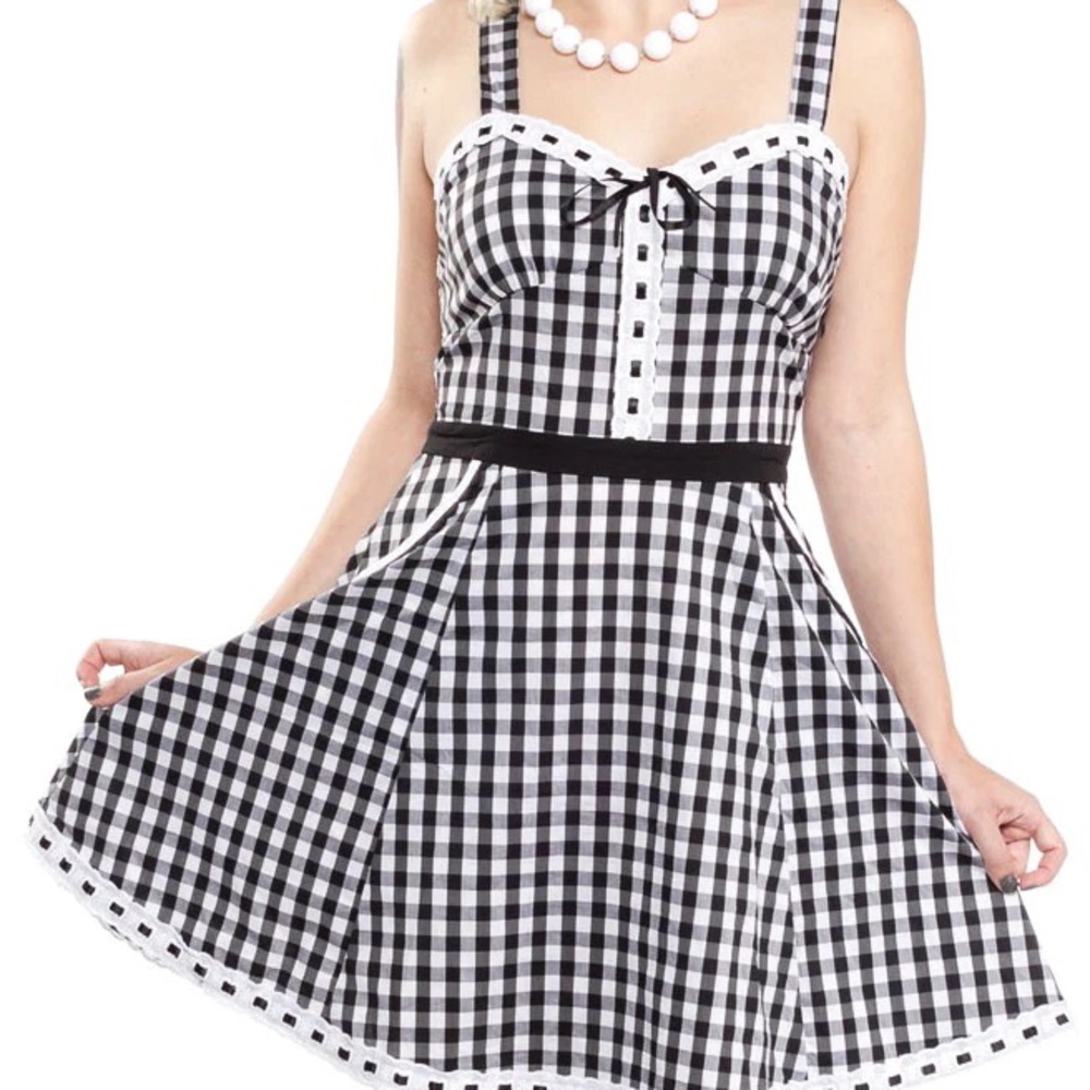 Sourpuss gingham dress